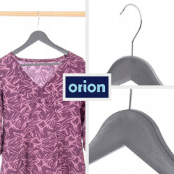 Obrotowe wieszaki na ubrania 42x24cm 3szt szare