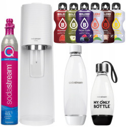 Saturator SodaStream Terra White + 1 butelka 1l, MOB Black + Bolero
