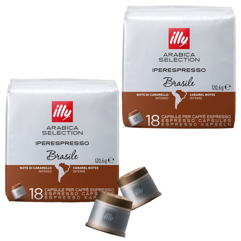 2x Kapsułki illy Brasile 18szt.