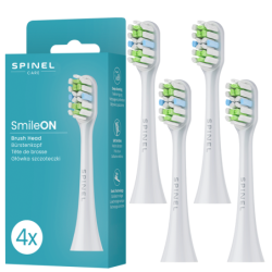 Końcówki do szczoteczki Spinel Care SmileON Białe 4 sztuki