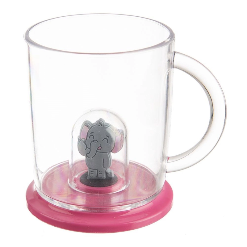 Kubek z figurką dla dziecka 240ml słoń
