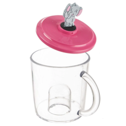 Kubek z figurką dla dziecka 240ml słoń