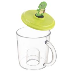 Kubek z figurką dla dziecka 240ml żółw