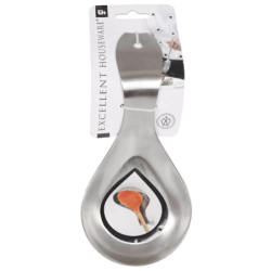 Stalowa podstawka pod chochlę i łyżkę