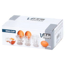 Szklana podstawka na jajko 6szt.