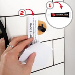 Drewniany wieszak ścienny 5x3,5cm