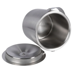 Wiaderko do lodu termiczne ze szczypcami