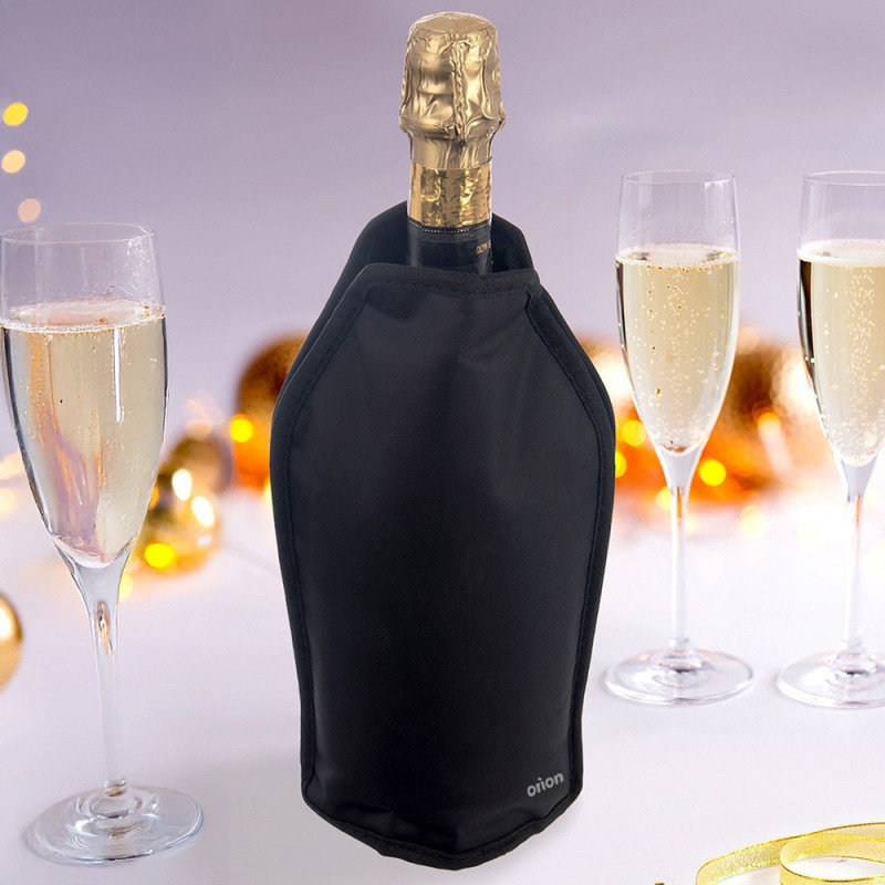 Pokrowiec chłodzący na butelkę czarny