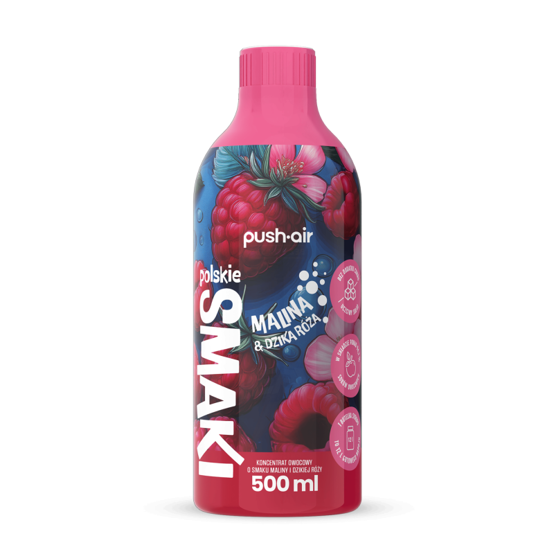 PUSHAIR Koncentrat malina i dzika róża 500ml