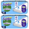 2x Swiffer WET ANTIBACTERIAL REFILLS Wilgotne ściereczki do podłogi 10szt.