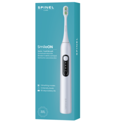 Szczoteczka SpinelCare SmileOn White + Szczoteczka SpinelCare SmileOn Pink + 8 końcówek + 2 etui