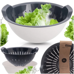 Cedzak kuchenny z miską ELA 3L