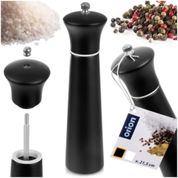 Młynek do pieprzu i soli drewniany 21,5cm Black