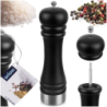 Ręczny młynek do pieprzu i soli 21,5cm Czarny