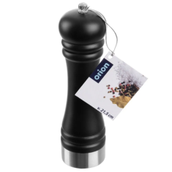 Ręczny młynek do pieprzu i soli 21,5cm Czarny