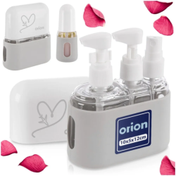 Butelki podróżne na kosmetyki zestaw