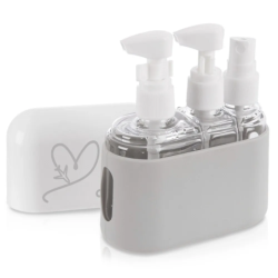 Butelki podróżne na kosmetyki zestaw