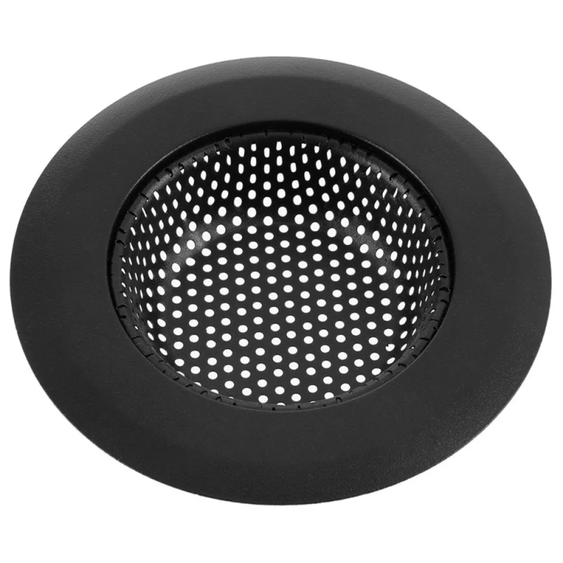 Czarne stalowe sitko do zlewu