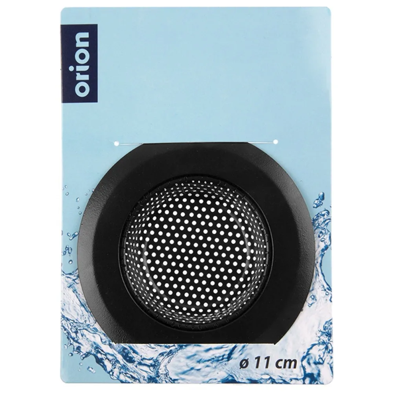 Czarne stalowe sitko do zlewu