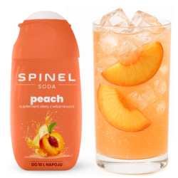 4x Syrop SPINEL SODA WITH VITAMINS PEACH 65ml