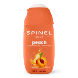 6x Syrop SPINEL SODA WITH VITAMINS PEACH 65ml