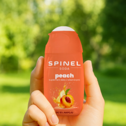 6x Syrop SPINEL SODA WITH VITAMINS PEACH 65ml