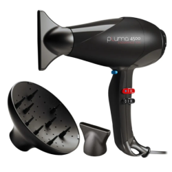 GA.MA suszarka z dyfuzorem czarna PLUMA 2 ION SH1901