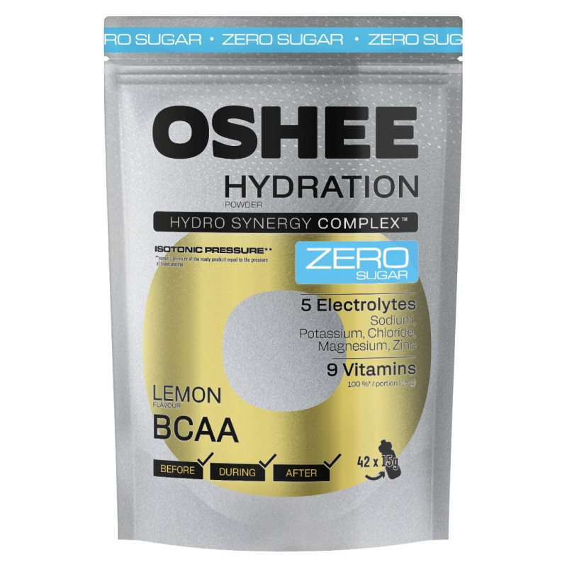 Proszek OSHEE HYDRATION POWDER LEMON ZERO 630g