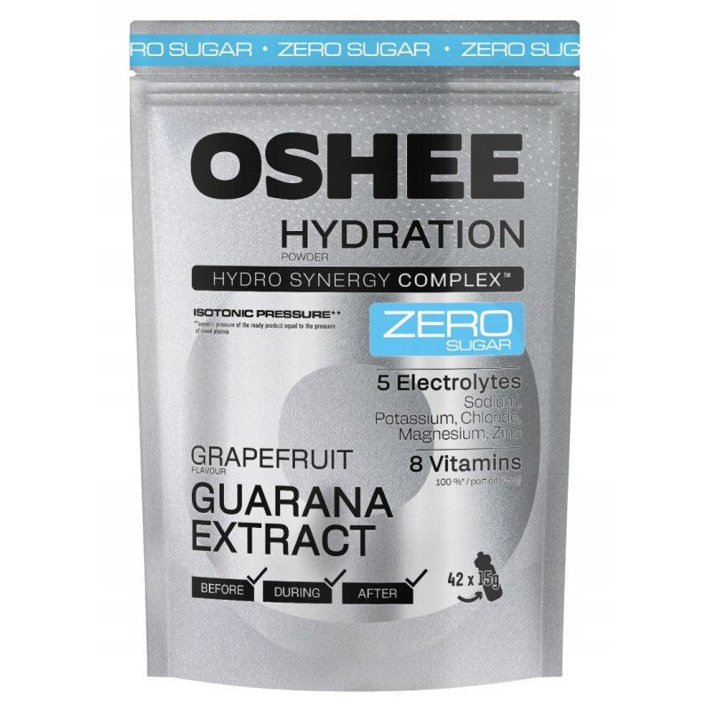 Proszek OSHEE HYDRATION POWDER GRAPEFRUIT ZERO 630g