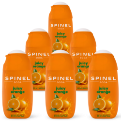 6x Syrop SPINEL SODA JUICY ORANGE 65ml