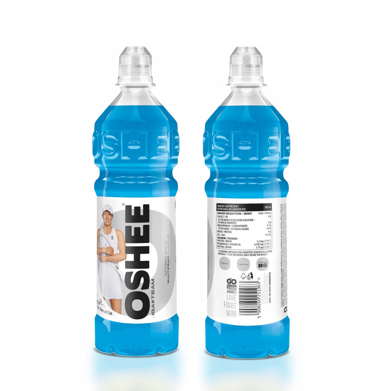 Napój izotoniczny OSHEE ISOTONIC MULTIFRUIT 750ml