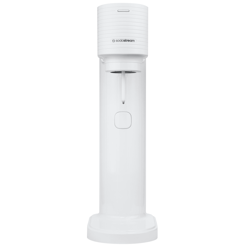 Saturator SodaStream Gaia White Jedna butelka + Butelki SodaStream 1L Fuse Dwupak Czarne + bolero