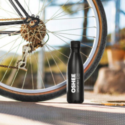 Bidon stalowy OSHEE czarny 500 ml