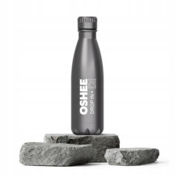 Bidon stalowy OSHEE 500 ml tytan