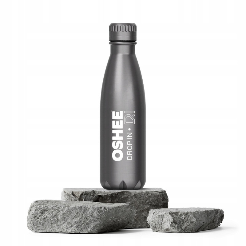 Bidon stalowy OSHEE 500 ml tytan
