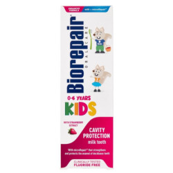Biorepair Kids Pasta do zębów truskawkowa dla dzieci 0-6 lat 50ml