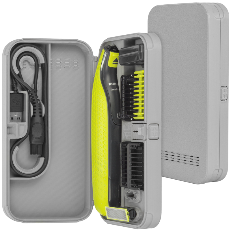 Maszynka Philips OneBlade QP2724/10 + Plastikowe etui do golarek Philips OneBlade - Slim Edition
