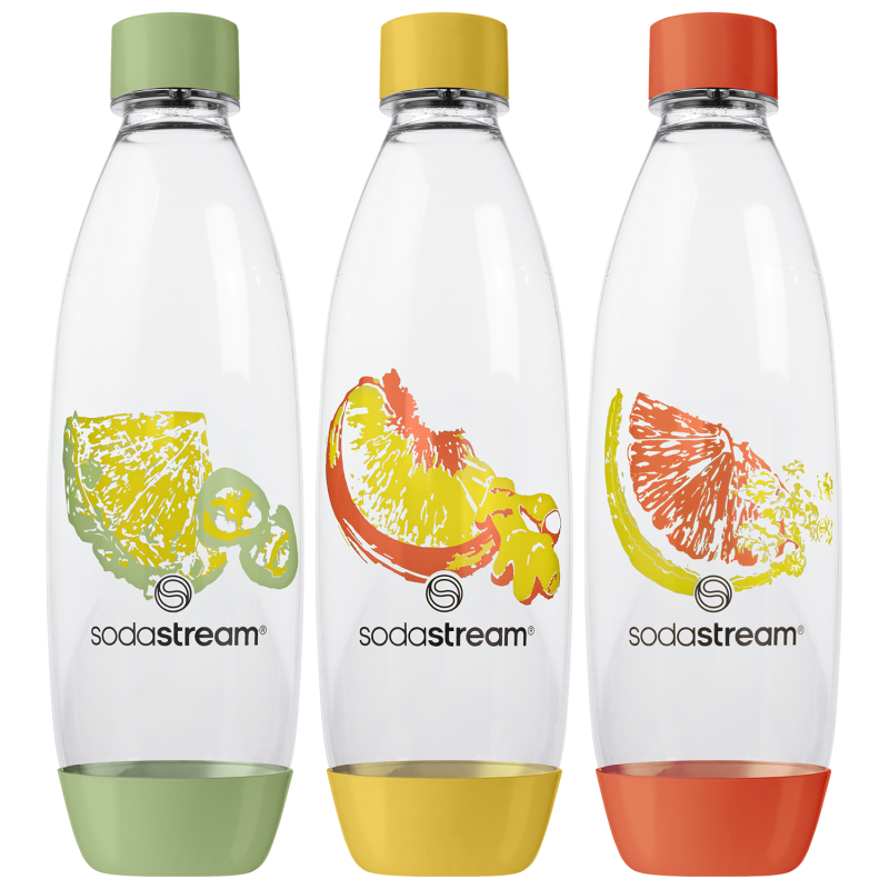 Butelki Sodastream FUSE 3pak 1l OWOCE