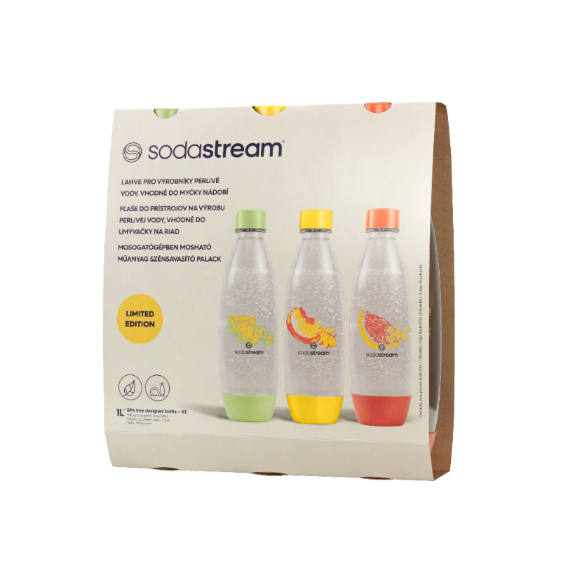 Butelki Sodastream FUSE 3pak 1l OWOCE