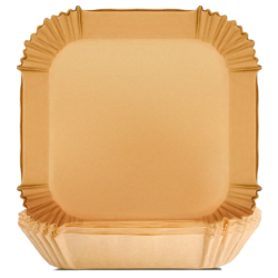 3x WELLHAUS Wkład do frytkownicy Air Fryer Kwadrat 16x16 cm x100sztuk