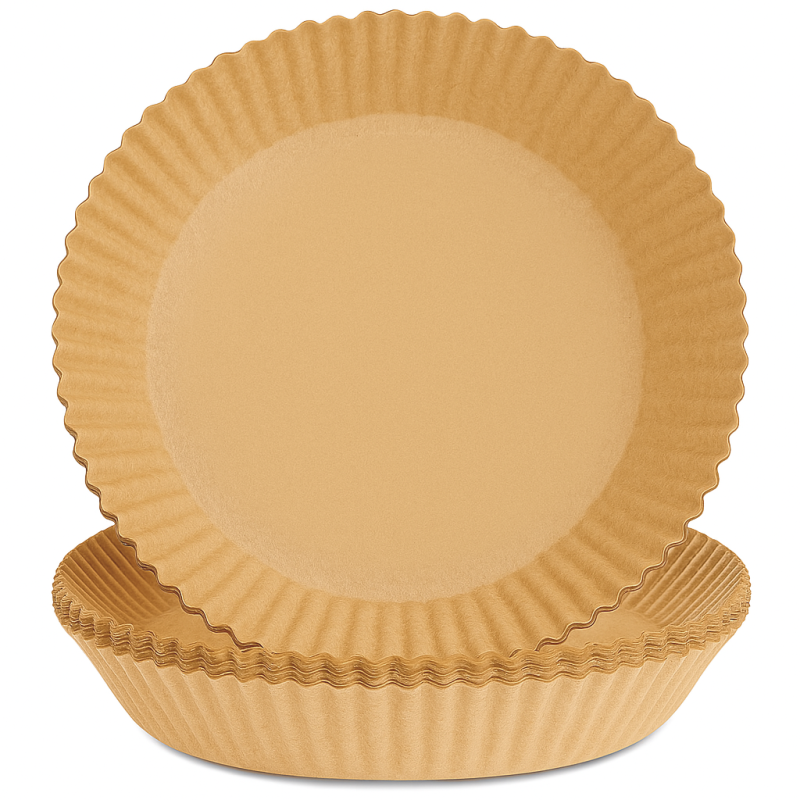 4x WELLHAUS Wkład do frytkownicy Air Fryer Okrągły 20cm x50sztuk