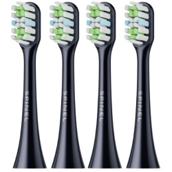 Szczoteczka SpinelCare SmileOn PRO Black + 4 czarne końcówki nowe
