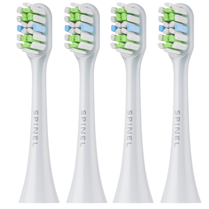 Szczoteczka SpinelCare SmileOn White + 4 białe końcówki nowe