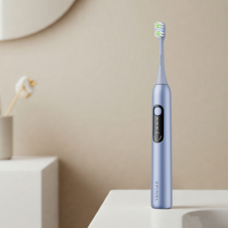 Szczoteczka SpinelCare SmileOn Blue + 4 końcówki białe nowe