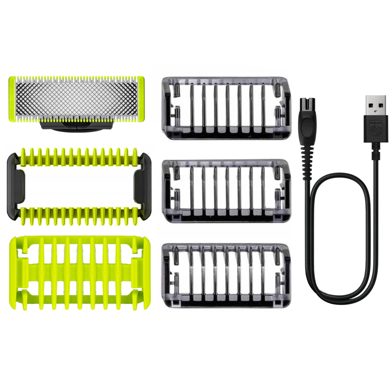 Maszynka Philips OneBlade QP2724/10 +  Etui typ2 + 2 nasadki do ciała + podstawka oneblade