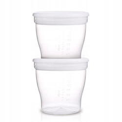 Canpol babies Pojemniki do przechowywania mleka / pokarmu 4 szt. (180 ml)