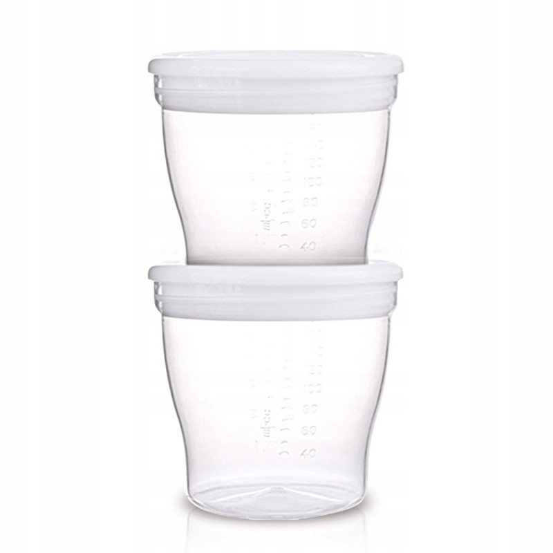 Canpol babies Pojemniki do przechowywania mleka / pokarmu 4 szt. (180 ml)