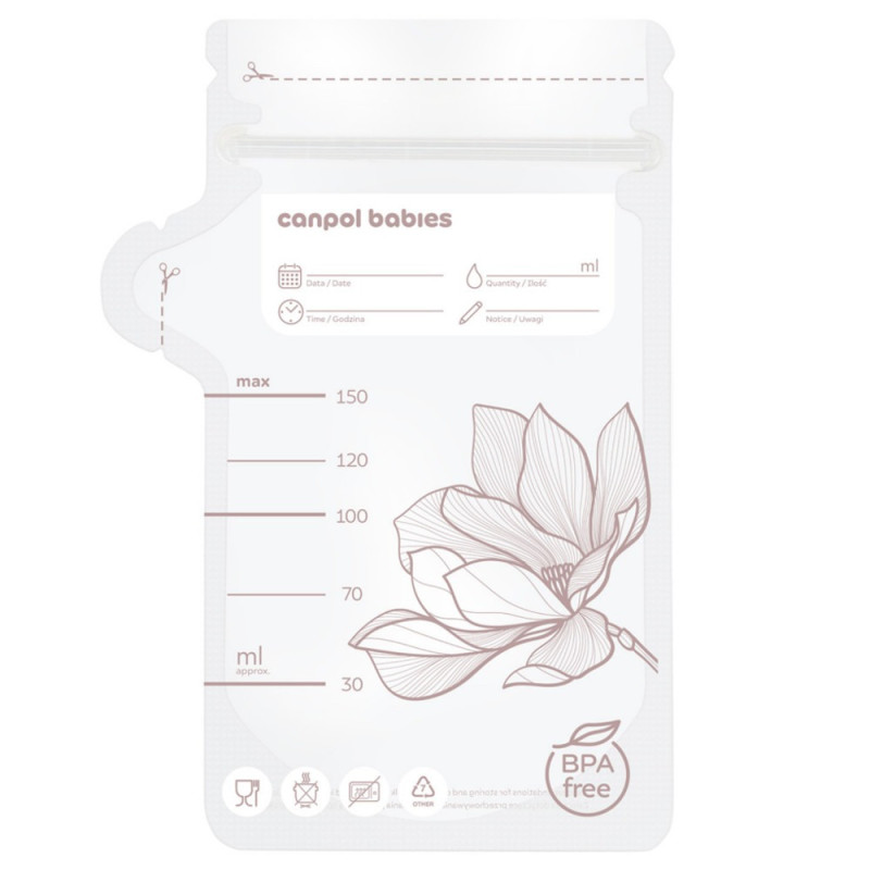 Canpol babies Torebki do przechowywania pokarmu 25 szt.