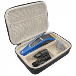 Maszynka do włosów Philips HC5612/15 + Etui na maszynki i golarki czarne + Zestaw fryzjerski (2 nożyczki + grzebień)