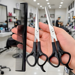 Maszynka do włosów Philips HC5612/15 + Etui na maszynki i golarki czarne + Zestaw fryzjerski (2 nożyczki + grzebień)